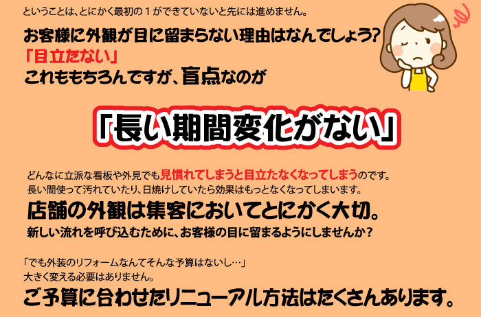 長い期間変化がない